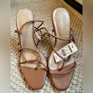 Express Strappy heels size 6